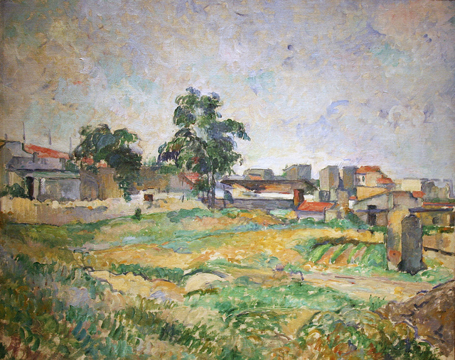 Landscape near Paris, Paul Cézanne