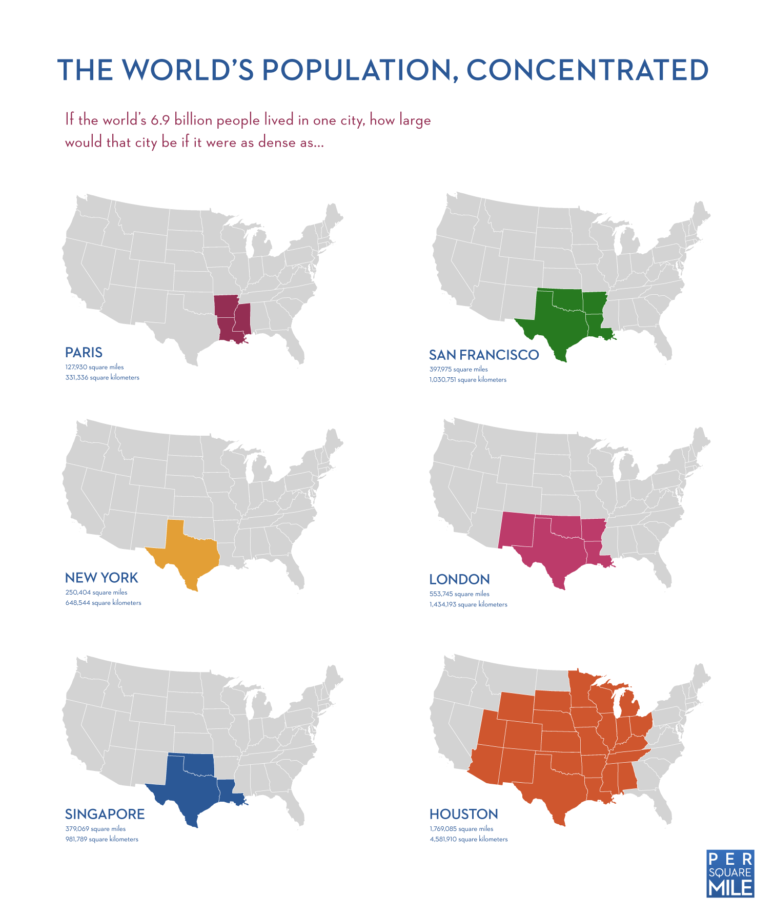 the worlds population concentrated