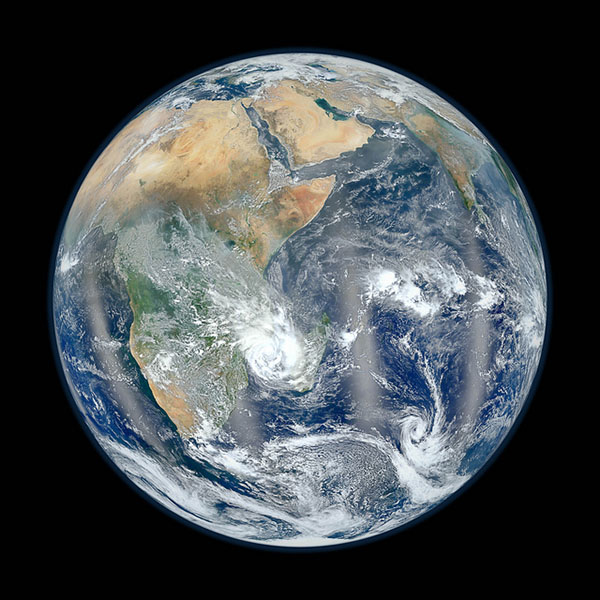 Blue Marble 2012, Eastern Hemisphere