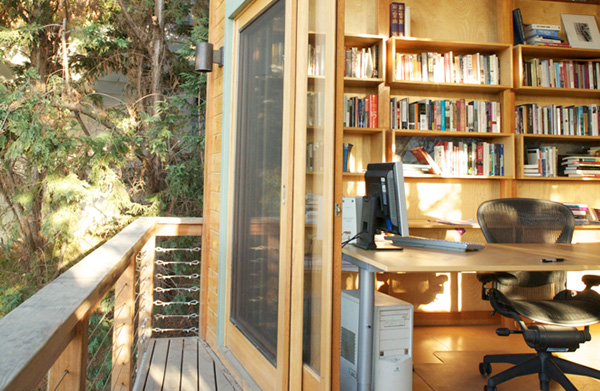 Office in the woods