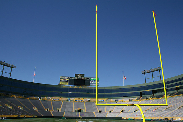 Lambeau Field in Green Bay, Wisconsin