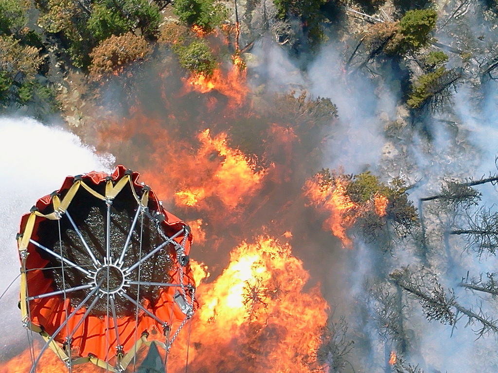 Aerial support, High Park Fire