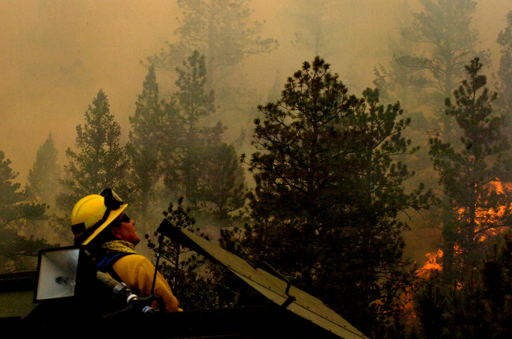 Firefighters battling the High Park Fire