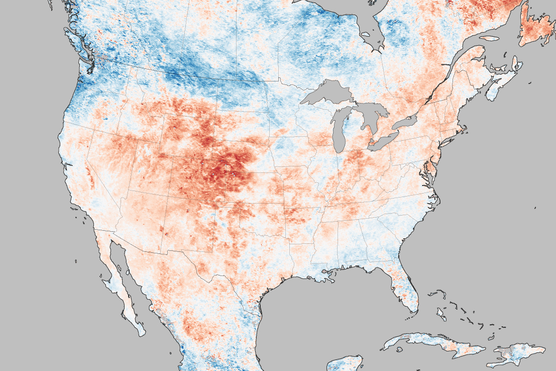 Temperature anomaly, June 2012